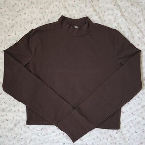 Zara Cropped Turtleneck Longsleeve